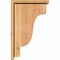 Ekena Millwork Newport Smooth Corbel w/Backplate, Western Red Cedar, 7 1/2"W x 14"D x 22"H COR08X14X22NEW01SWR - alternate 2